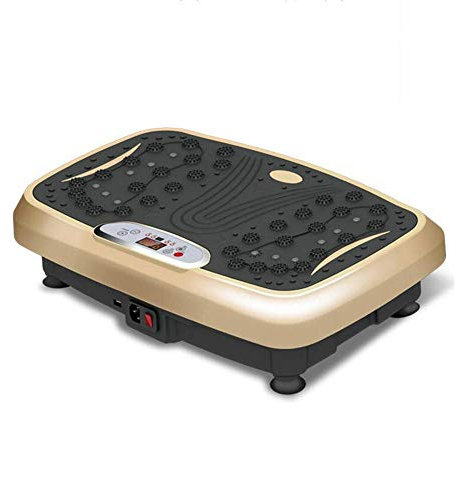 HADWAO Entraîneur de Vibrations Professionnel avec Haut-Parleur Musical Bluetooth et télécommande, Plaque vibrante Unisexe