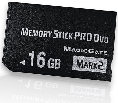 QUMOX Carte Mémoire Stick Pro Duo 16 Go Mark2 – Haute Vitesse, Compatible PSP 1000/2000/3000, Appareils Photo et Caméscopes
