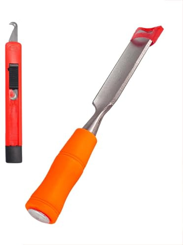 LGEGE Golf Grip Remover Tool Kits - Golf Grip Tape Stripper with Golf Club Grip Removal Hook Knife, Repair Kit for Regripping Graphite/Steel Shaft