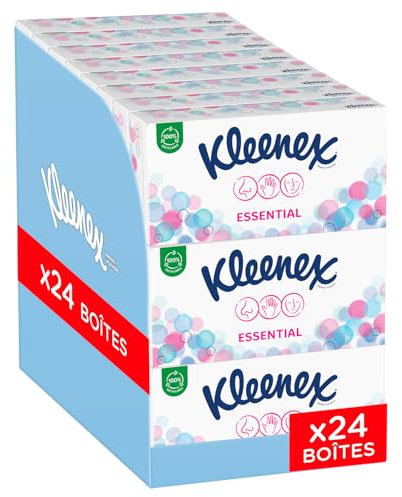 Mouchoirs Kleenex® Essential Boîte x72 (x24)