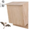 Outdoors - Caja para murciélagos, 24 x 8,3 x 9,9 cm, resistente a la intemperie, gran refugio para murciélagos, nido de madera, kit de construcción, hotel de murciélagos de verano e invierno, color