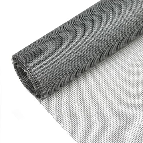 Yixinly Zanzariera Finestra Anti-Insetti, Rete in Fibra di Vetro Resistente e Traspirante, Tagliabile 150 x 300 cm, Protezione da Zanzare e Mosche per Porte, Finestre, Balconi, Facile da Installare