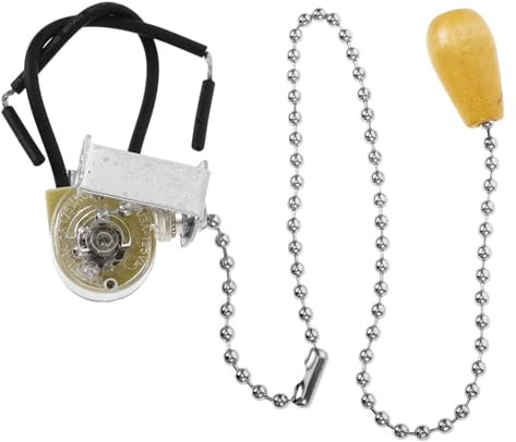 LIFKOME Interruptor De Cadena De Tracción Para Luz De Techo y Fácil De Instalar Accesorio De Repuesto Para Lámparas De Pared y Colgantes Para Baños Oficinas y Hogares
