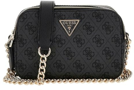 GUESS Noelle II Crossbody Camera Bag Coal Logo