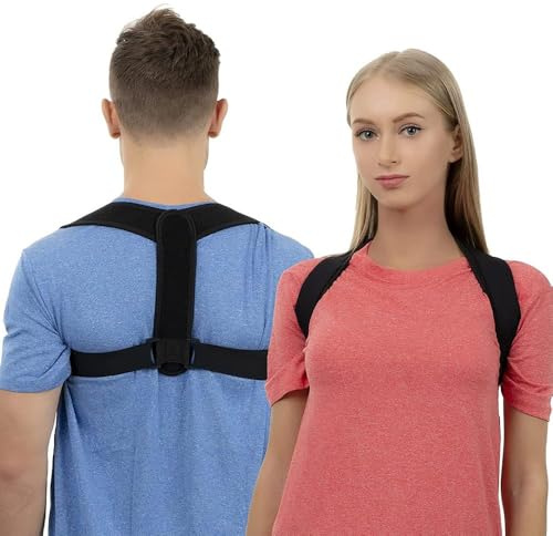 XFSRG Corrector Postura Espalda Para Mujeres Y Hombres, Cinturón De Soporte Ajustable Para Mejorar La Postura Y Aliviar Dolor De Espalda