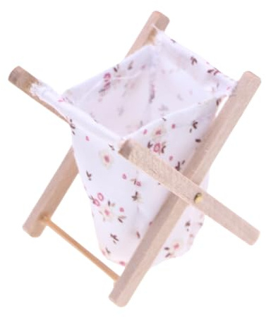 1/12 maisons de poupée miniature en bois pliable panier de rangement pour vêtements sales maison salle de bain accessoires décoratifs maisons de poupée buanderie