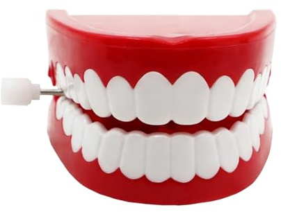 Mozeuu Juguetes de dientes traqueteos - artículo de broma como regalo de cumpleaños para todos
