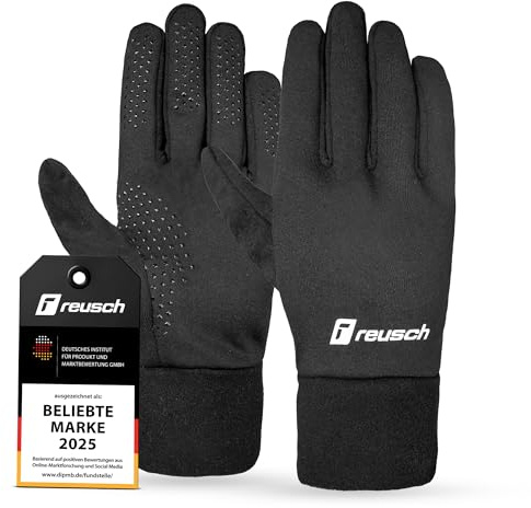 Reusch Feldspielerhandschuhe Erwachsene | extra Grip für mehr Ballkontrolle | warm & atmungsaktiv, Fußballhandschuhe, Sporthandschuhe für Running & Jogging, Größe 5-11, Fieldplayer Glove