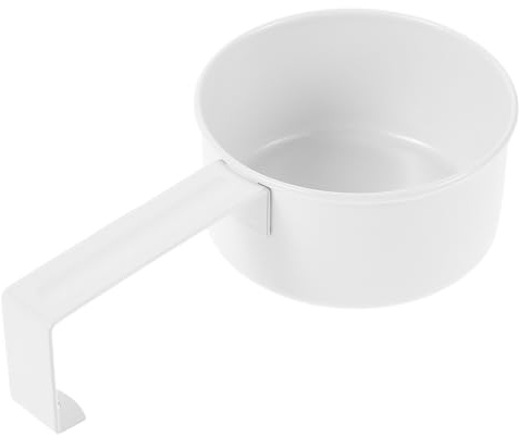 SHINEOFI Misurino per Detersivo in Polvere Bianco con Paletta Appendibile Cucchiaio Dosatore Multifunzione per Cibo per Animali e Ingredienti Secchi Design Ergonomico per Lavanderia e