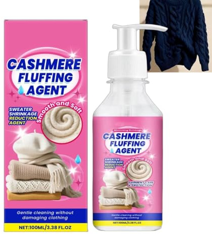 Wool Sweater Shrinkage Reduction Agent,Wool Detergent, Cashmere Detergent,Wools Washing Detergents and Cleaner,Concentrated Laundry Conditioner,Quickly Restores Size without Damaging Clothes,100ML