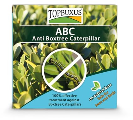 TOPBUXUS ABC - Anti Box Tree Caterpillar - 15g treats 150m2 Buxus - Biological - Safe for Bees & Birds