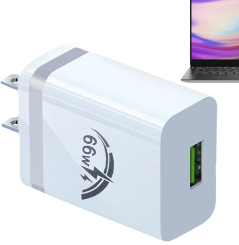 Blocco caricabatterie USB | Adattatore per presa di corrente da parete a ricarica rapida da 66 W,Adattatore per caricabatterie rapido per americana Cubo di ricarica da viaggio portatile per viaggi di