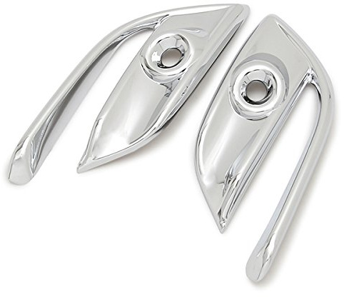 Lampe de brouillard avant Coque garnitures pour Mazda 3 M3 Axela 2017 2018 ABS Chrome 2 pcs/lot