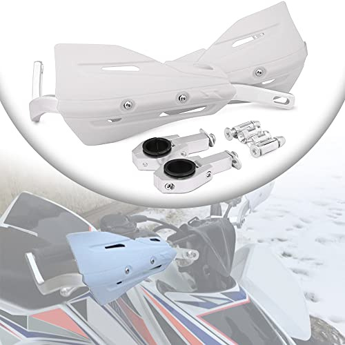 Paramanos Moto, Paramanos para KTM, Cubre Manetas Moto Universal-Blanco | Protector Mano Moto,para Manillar Moto 22 mm / 28 mm Pit Bike Dirt Bike MX Racing ATV Quad Enduro Motocross Supermoto