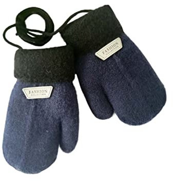 Fahrradhandschuhe Kinder Fleece Wasserfest für Fußball, Skifahren, Wandern, Radfahren - Winter Handschuhe für 1-6 Jahre Mädchen Jungen