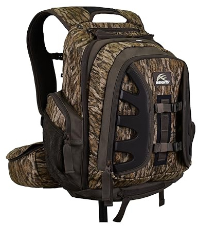Insights Hunting by frogg toggs - The Element, Heavy Duty 1,831 Cubic Inch Hiking Fishing Camping Hunting Backpack, Mossy Oak Bottomland