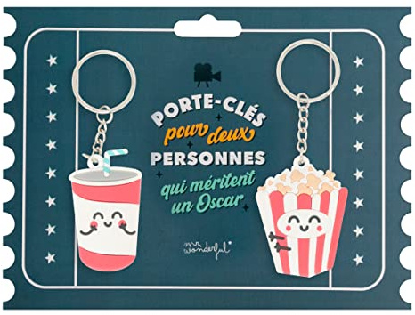 Mr. Wonderful Set de 2 porte-clés pour deux personnes qui méritent un Oscar
