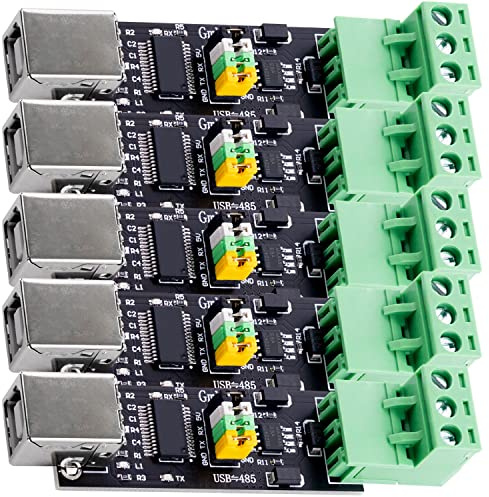 AZDelivery 5 x FT232 USB 2.0 zu TTL RS485 Seriell zu USB Adapter | Serieller Konverter Adapter Modul Interface Board