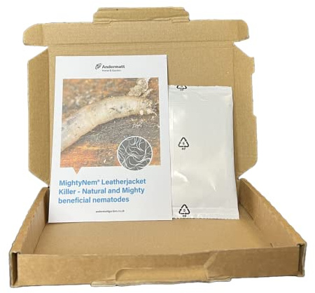 MightyNem® Leatherjacket Killer | Treats 10 sqm | Nematodes For Grass - Crane Fly Killer | Andermatt Home and Garden