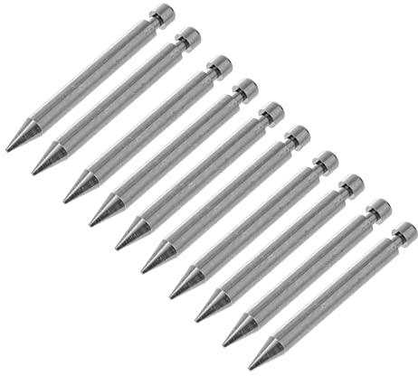 VALICLUD 10 Stk Ausstellungs ständer Kupfer nägel Schmuckhalter-Stick Halskettenhalterständeranzeige Regal armband hängende nägel Ohrringhalter für die Wand Ohrringe Kupferstab