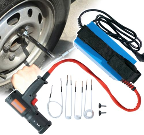 forplubossmmp Magnetic Induction Heater Kit 4 Coils Car Engine Heater Parts | 1500W Handheld Bolt Heater Machine | 6 Minutes Continuous Heating Time | Electromagnetic Induction Heater for Parts