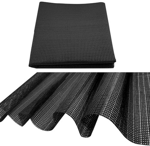 Antirutschmatte für Teppich,Anti Rutsch Teppichunterlage,Schwarz rutschfest Teppichstopper,PVC Teppich Antirutschunterlage für Schubladen,Teppichstopper,Gleitschutz Matte für Regale (0.7 * 2m)