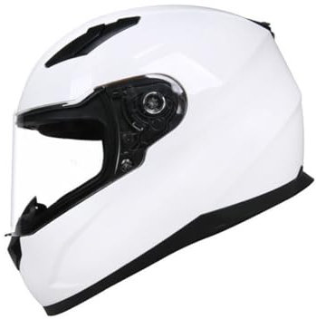 Klarer Spiegel ABS ganzjährig Sicherheit herausnehmbares Futter Straßenzulassung Motocross Helme Frauen Touring Scooter Motorrad Vollvisierhelme für Crash Helme Unisex Leicht und bequem