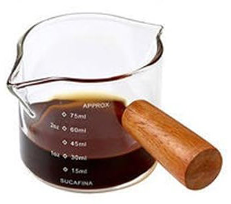 SDA287MZ Sauce Boat 75ML Glass Gravy Jug Sauce Pot Serving Jug for Gravy Custard Cream Sauce Gravy Jug to Match All Kitchen Designs Gravy Jug
