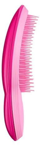 AJK - Haarbürste ohne Ziepen - Detangler Bürste für feines, verfilztes, beschädigtes und sprödes Haar - Entwirrbürste auch für Locken & Lange Haare - Sanfte Borsten Reduzieren Haarbruch - Rosa