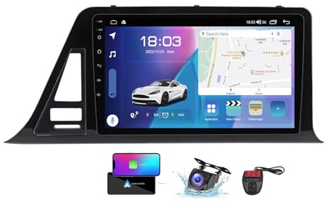 Autoradio 2 DIN 9 Pouces pour Toyota C-HR 2016-2020, Android 13, Wi-FI 4G, Bluetooth 5.0, CarPlay, Android Auto, Navigation GPS, DSP, FM, RDS, Radio numérique Dab+