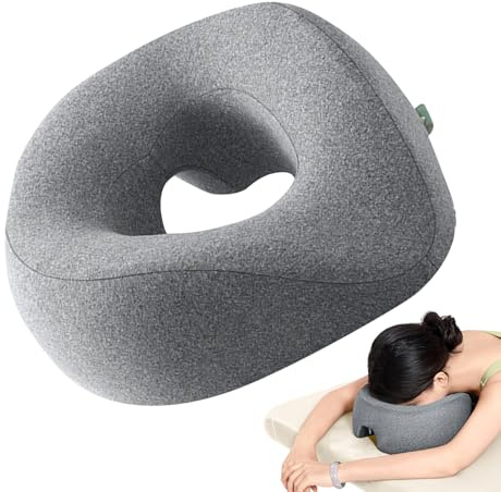 Massagekudde i magen läge | Memory Foam med avtagbart överdrag nackstöd – för sover på magen | För sidosovande sömn piercing återhämtning tupplur skrivbord hemmakontor och resor