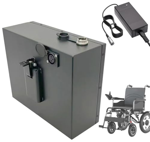ZXLLAFT Batería de Litio 24 V 30 Ah y 35 Ah Batería Repuesto 15 Ah 12 Ah y 20 Ah Baterías para sillas de Ruedas eléctricas para Kit Motor 100 W a 850 W con Cargador y Hebilla,24v12ah