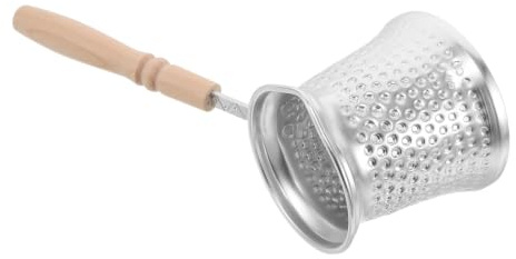 Gadpiparty Cafetera Turca de Cobre de 350ml con Mango de Madera Resistente al Calor, Diseño Elegante y Práctico para Uso en Casa y Oficina