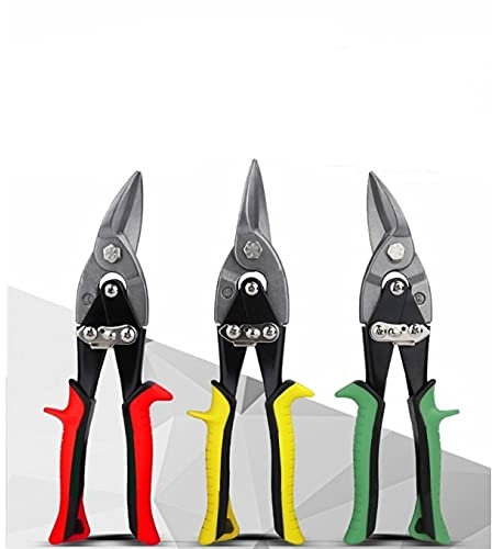 Cesoie/Cesoia a doppia leva per lamiere/lamiera taglio destro/sinistro/dritto set 3 pz