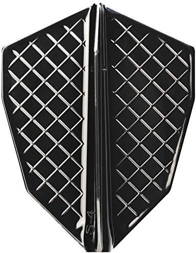 COSMO DARTS) FIT Flight PRO Dart Flights - S-4 Schwarz