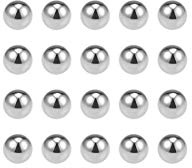sourcing map 100 Stück Präzision Kugeln 3.2mm Fest Chromstahl G10 für Kugellager Schlüsselanhänger Rad