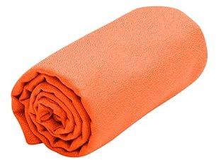 Sea to Summit - Airlite Towel Reisehandtuch M - Hand -/ Badetuch - Mikrofaser - Saugfähig & Schnelltrocknend - Ultraleicht - Kompakt - Wandern - 50 x 100cm - Outback Orange - 47g