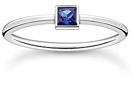 THOMAS SABO Ring mit blauem Stein 925 Sterling Silber TR2395-699-32