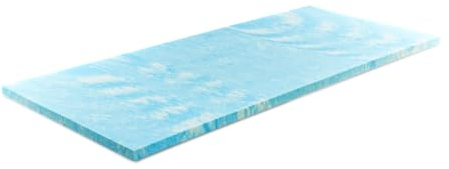 MatraMAXX Gelschaum Topper I RG 50 I Hochwertiger Tencel Bezug |Antirutschunterseite I Made in Germany | 180x220cm