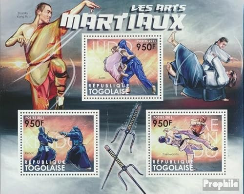Prophila Collection Togo 4365-4367 Kleinbogen (kompl. Ausgabe) postfrisch ** MNH 2011 Kampfsport (Briefmarken für Sammler) Kampfsport (Boxen/Fechten/Ringen/Karate …)