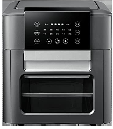 Friggitrice ad aria con capacità di 12 litri, friggitrice elettrica intelligente, 8 menu intelligenti, cestello facile da pulire, friggitrice ad aria, tostapane, friggitrice elettrica domestica d