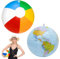 SIRLOMU Pack de 2 Balones de agua inflables, pelotas de playa, juguetes para piscina, colores, regalo fiestas, balón de PVC para interior y exterior, juegos para niños, casa, jardín, y playa (40 cm)