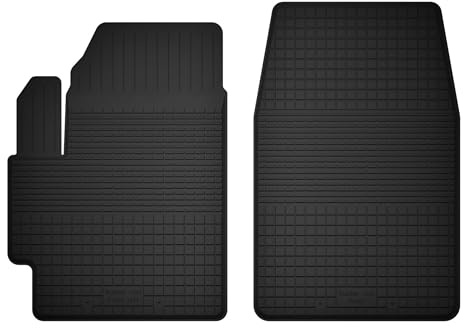 Wielganizator Gummimatten vorne passend für Mitsubishi Colt VI Z30 (2004-2008) Schrägheck | 2-teiliges Set, nur vorn | bessere Passform als universelle Matten | Schwarz