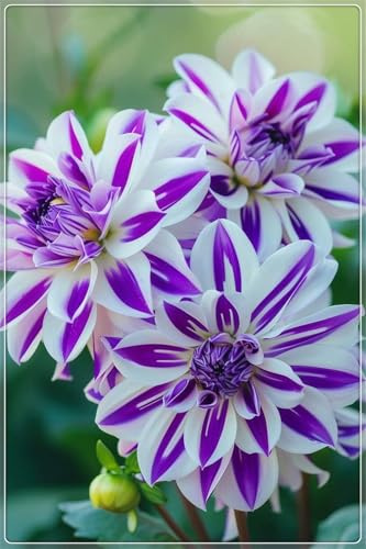 Blumenzwiebel Mix,Groß,Winterhart zwiebeln, Mysteriöse magische Glühbirne, 2025 Winterhart pflanzen, Mehrjährige Blumenzwiebel ist winterhart-2 Dahlien knollen-C