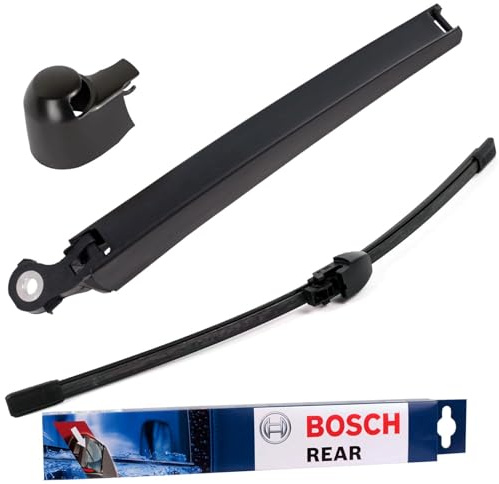 Aerotwin Heckwischer + Arm + Kappe hinten | V10-2447 / 100040210 / 1198301200 (: 6Q6955707C) Kompatibel mit Fabia II Combi (545),Golf IV Variant (1J5), (1T1, 1T2)