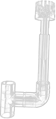 Ronyme Aquarium Skimmer Wasser Reiniger Fisch Tank Funktionale Effiziente Acryl Transparent, Innendurchmesser