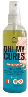 Oh! My Curls - Bi-Phase Spray Idratante e Districante - Trattamento Professionale Idratante e Districante per Capelli Ricci e Ondulati - 200 ml