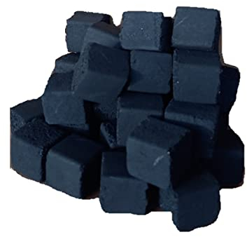 BlackSellig 20 kg di carbone per narghilè, per barbecue, 100% naturale, a forma di cubo, in pura noce di cocco,