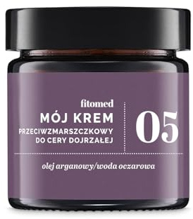 Fitomed Naturkosmetik Gesichtscreme für Reife Haut 55g – Vegan Feuchtigkeitscreme Gesicht mit Arganöl und Hyaluronsäure - Antifalten und Regeneration