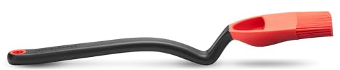 Dreamfarm BRIZZLE Silikonpinsel Küche | Rot | Flexibler Backpinsel Silikon oder Grill Pinsel | Einfaches Träufeln | Non-stick | Spülmaschinenfest | Hitzebeständig bis zu 260°C | Grillpinsel, antihaftbeschichtet, spülmaschinenfest, flexibel, vielseitig einsetzbar, tropffrei